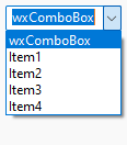 wx.ComboBox